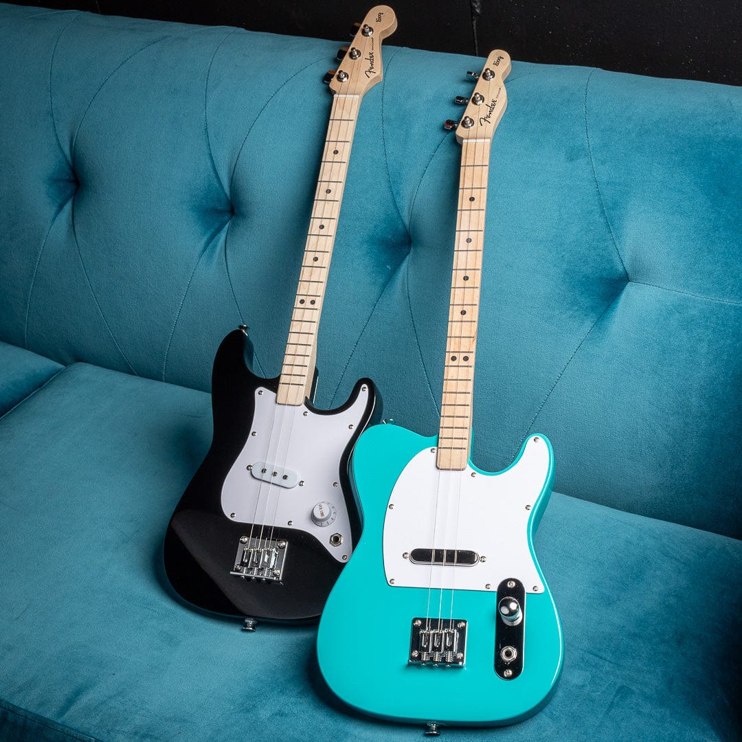 Fender X Loog Stratocaster Black Electric Guitars / Solid Body