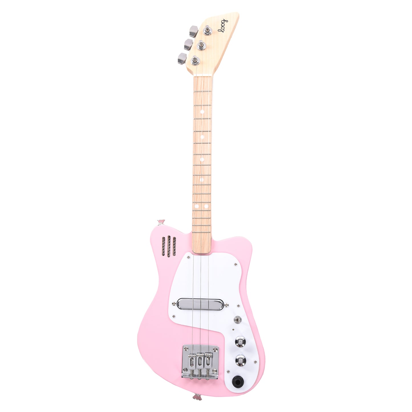 Loog Mini Electric 3-String Pink Electric Guitars / Solid Body