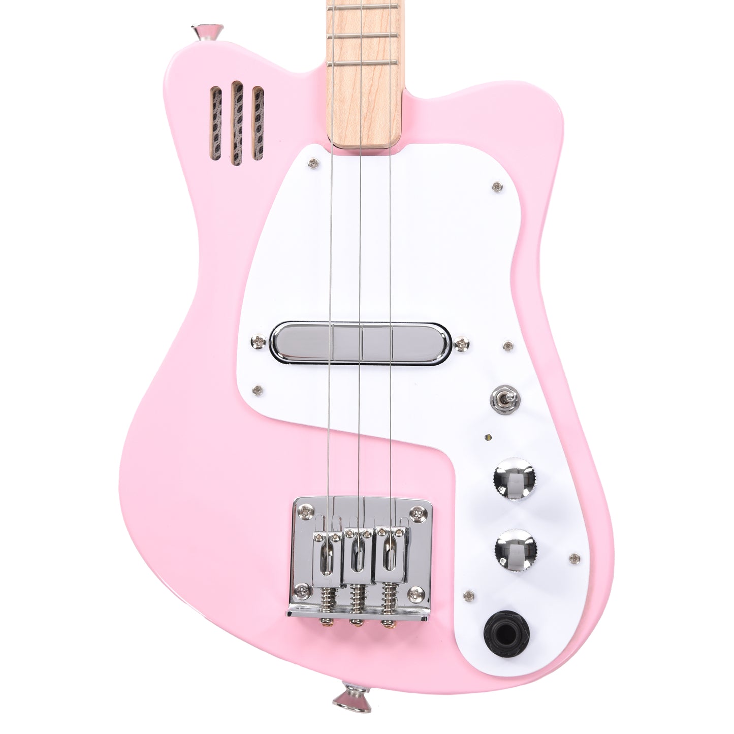 Loog Mini Electric 3-String Pink Electric Guitars / Solid Body