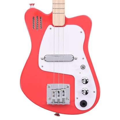 Loog Mini Electric 3-String Red Electric Guitars / Solid Body
