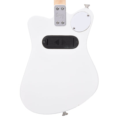 Loog Mini Electric 3-String White Electric Guitars / Solid Body