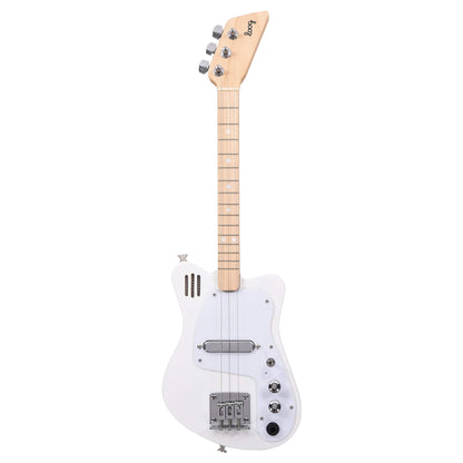 Loog Mini Electric 3-String White Electric Guitars / Solid Body