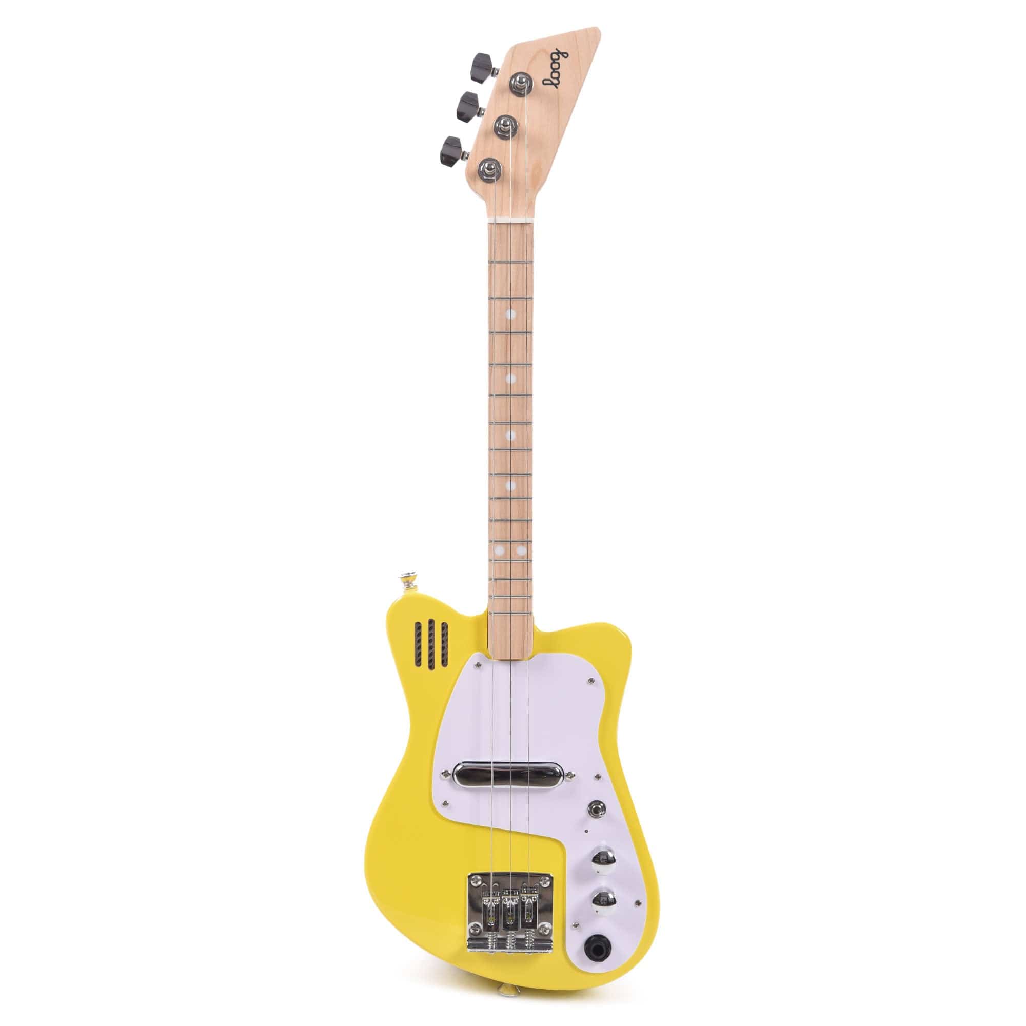 Loog Mini Electric 3-String Yellow – Chicago Music Exchange