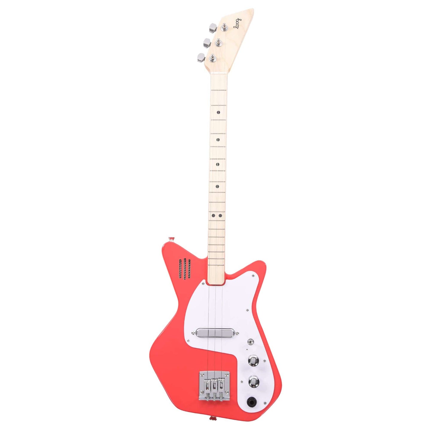 Loog Pro Electric Guitar w/Built-In Amp Red Electric Guitars / Solid Body