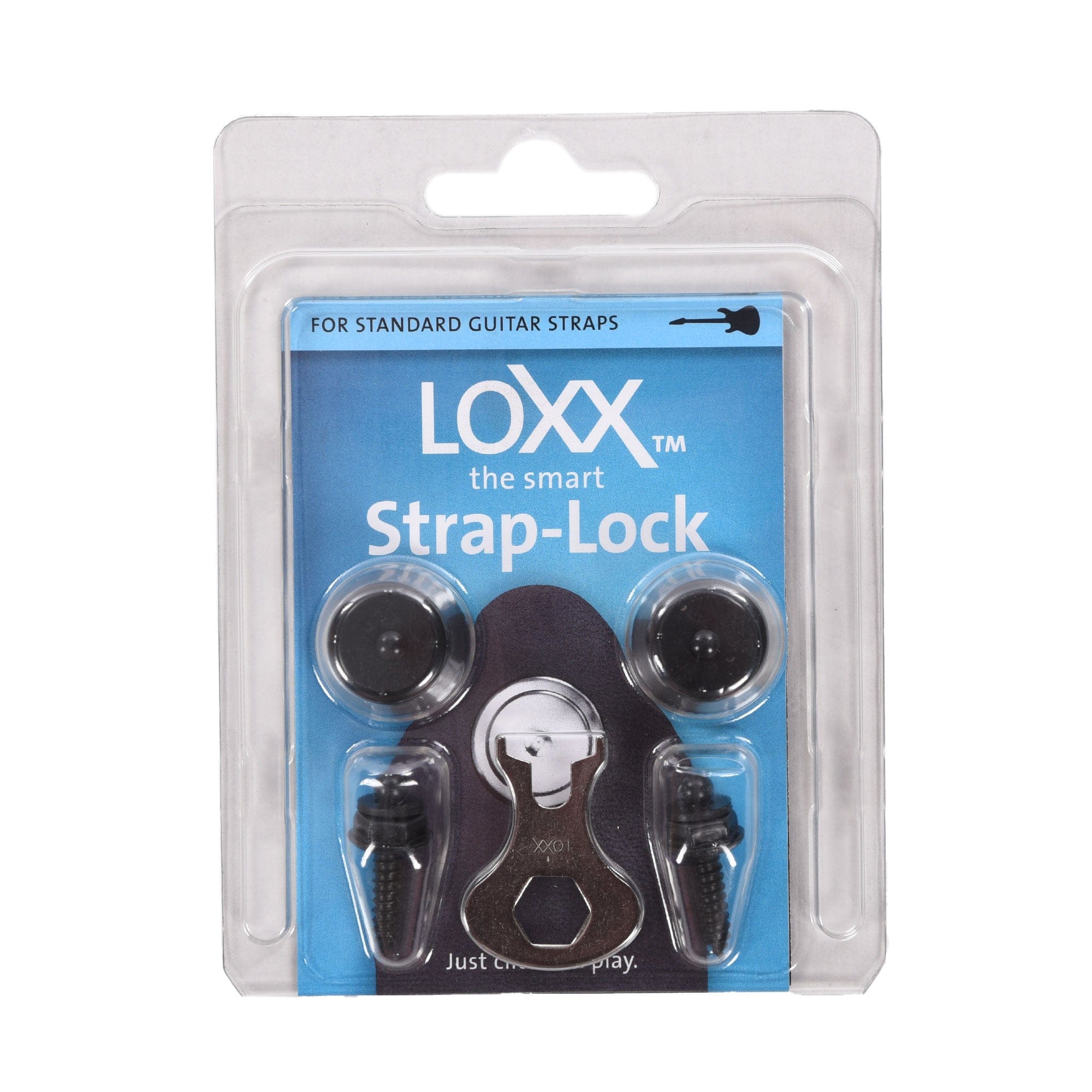 LOXX Strap Lock Set Black Chicago Music Exchange