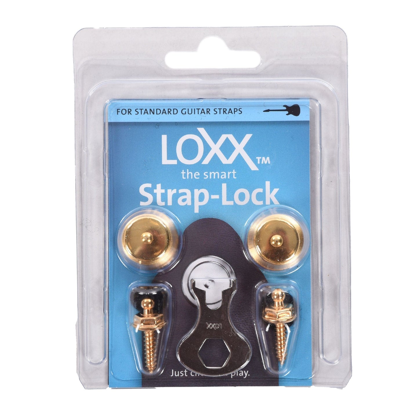 LOXX Strap Lock Set Gold Parts / Amp Parts