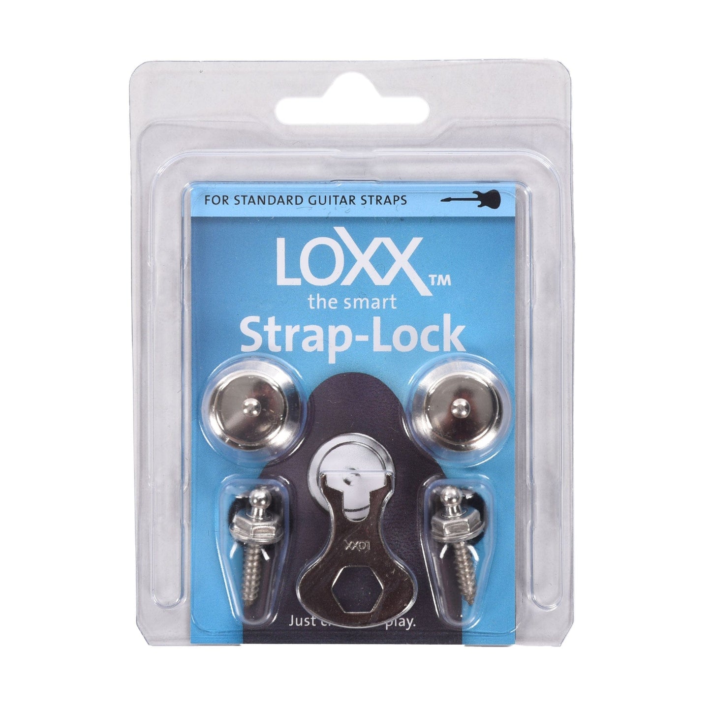 LOXX Strap Lock Set Nickel Parts / Amp Parts