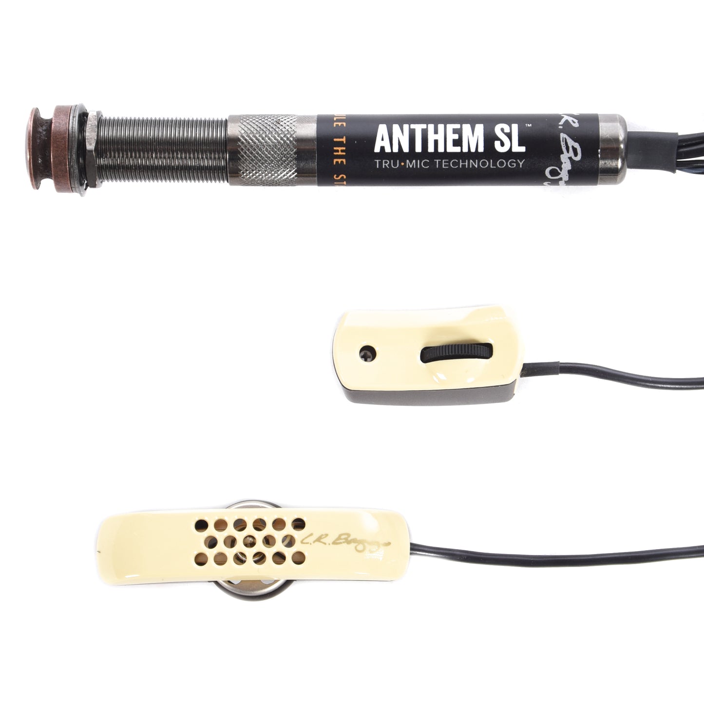 LR Baggs Split-Saddle Anthem-SL Acoustic Microphone Pickup Parts / Guitar Pickups