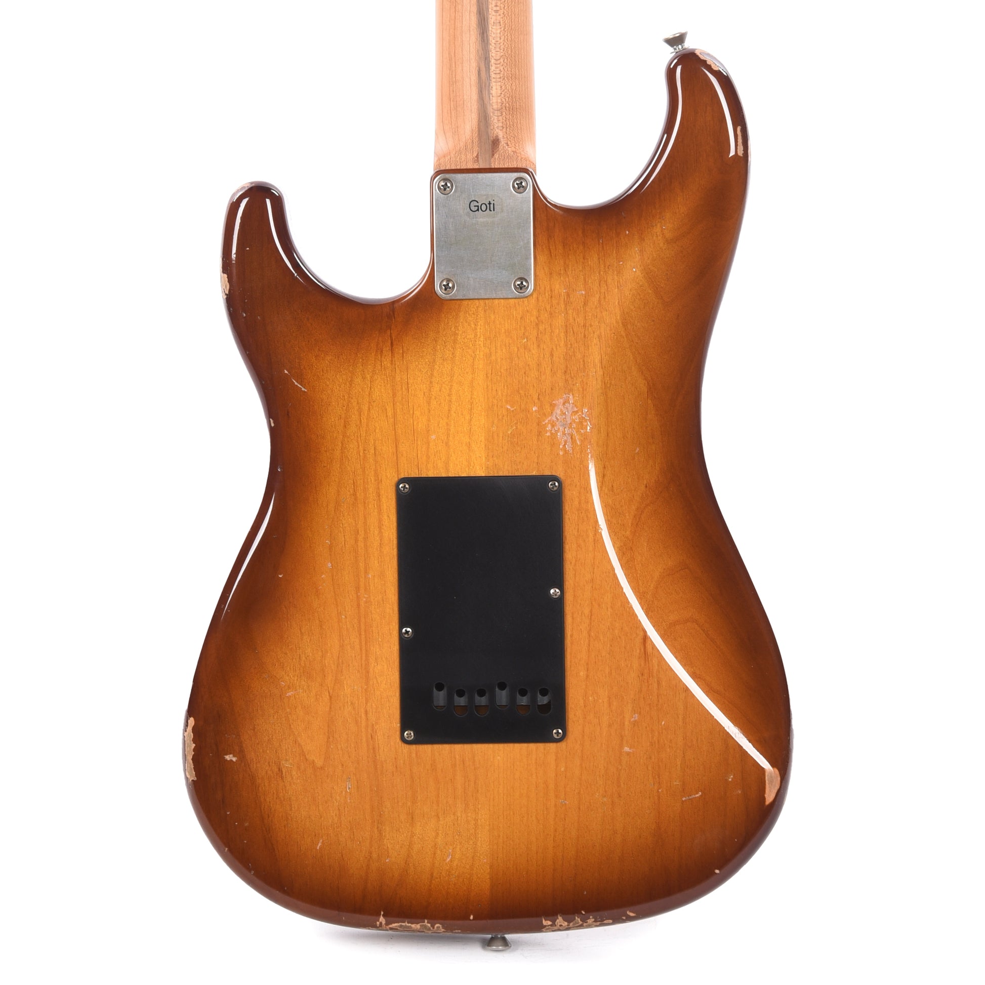 LSL Custom Saticoy HSS Medium Age Nitro Iced Tea Burst Electric Guitars / Solid Body