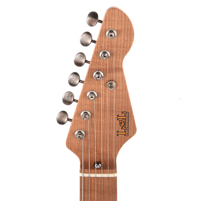 LSL Custom Saticoy HSS Medium Age Nitro Iced Tea Burst Electric Guitars / Solid Body