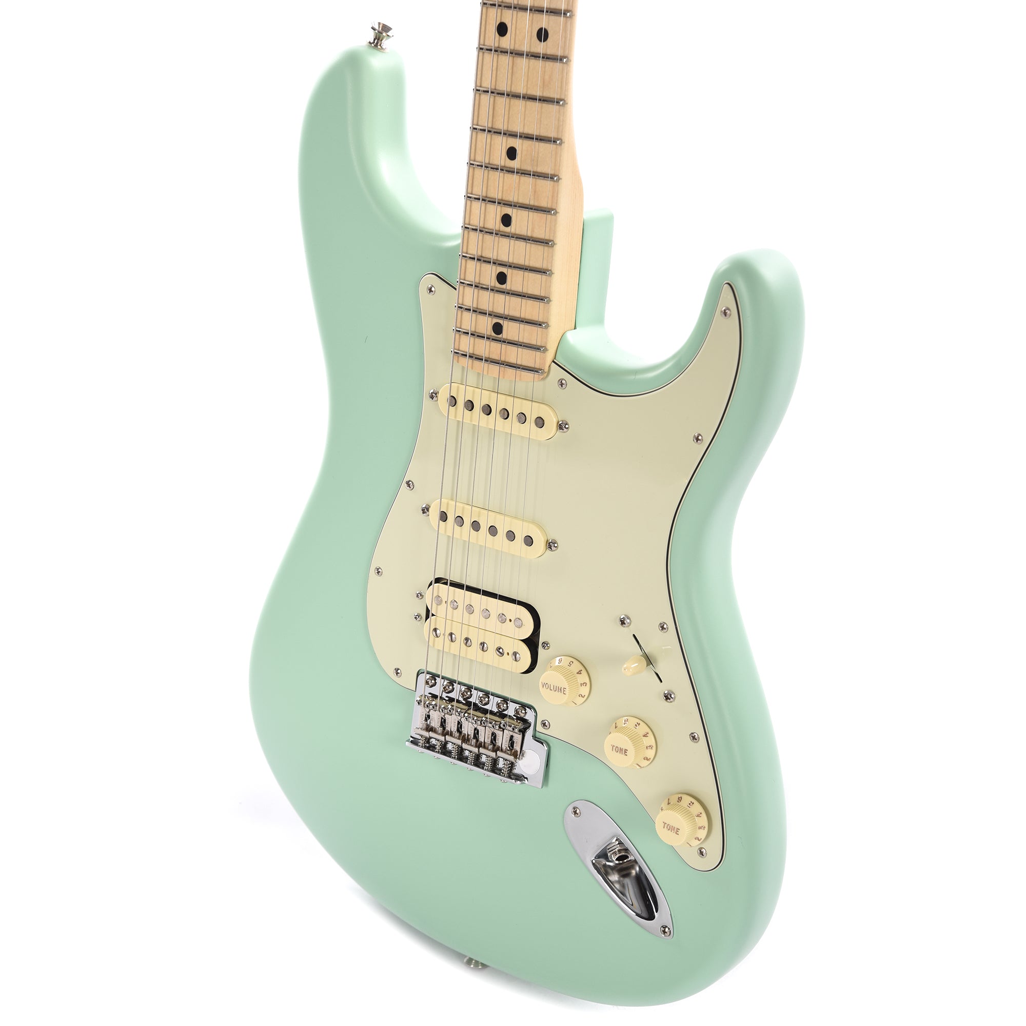 Fender American Performer Stratocaster HSS Satin Surf Green