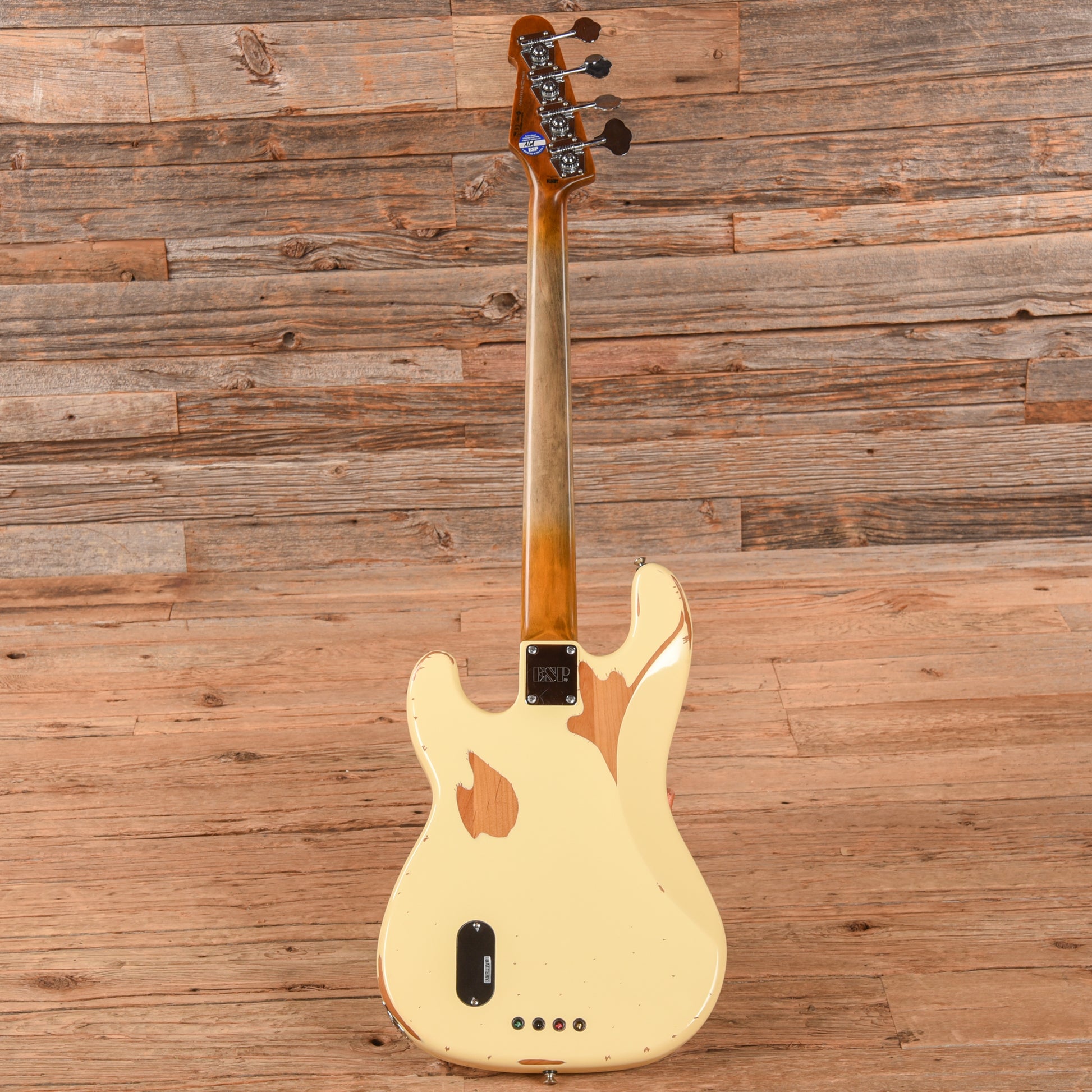LTD TS-4 Tommy Stinson Signature White Bass Guitars / 4-String
