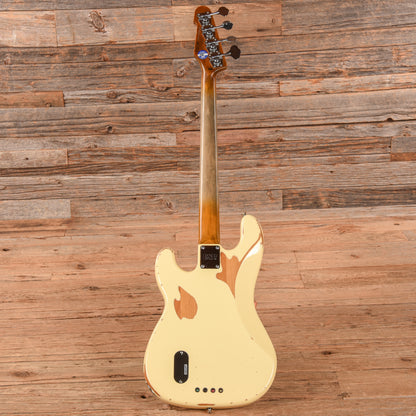 LTD TS-4 Tommy Stinson Signature White Bass Guitars / 4-String
