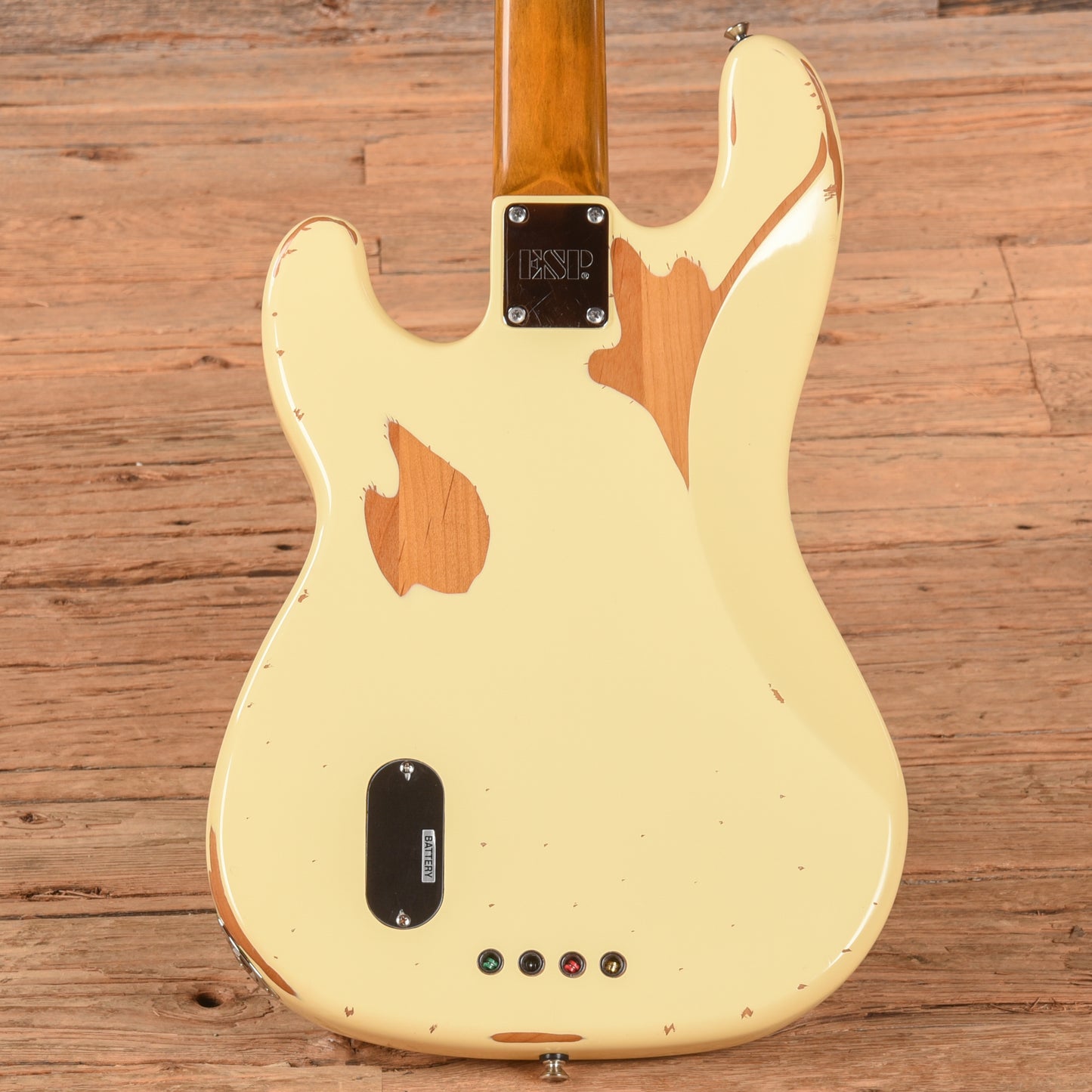 LTD TS-4 Tommy Stinson Signature White Bass Guitars / 4-String