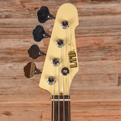 LTD TS-4 Tommy Stinson Signature White Bass Guitars / 4-String