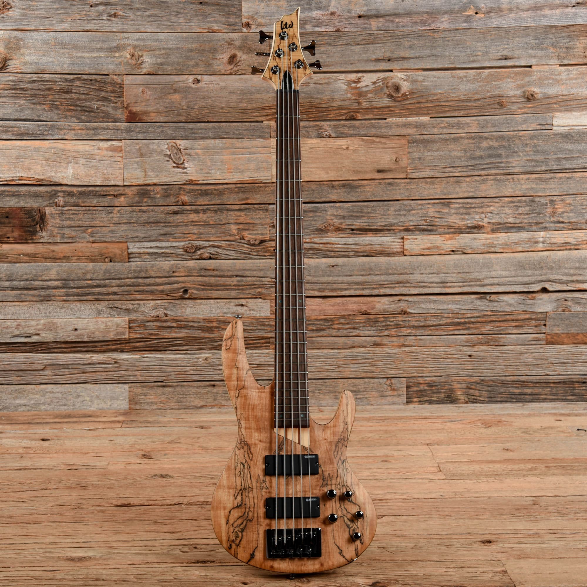 LTD B-205 Spalted Maple 2021 Bass Guitars / 5-String or More