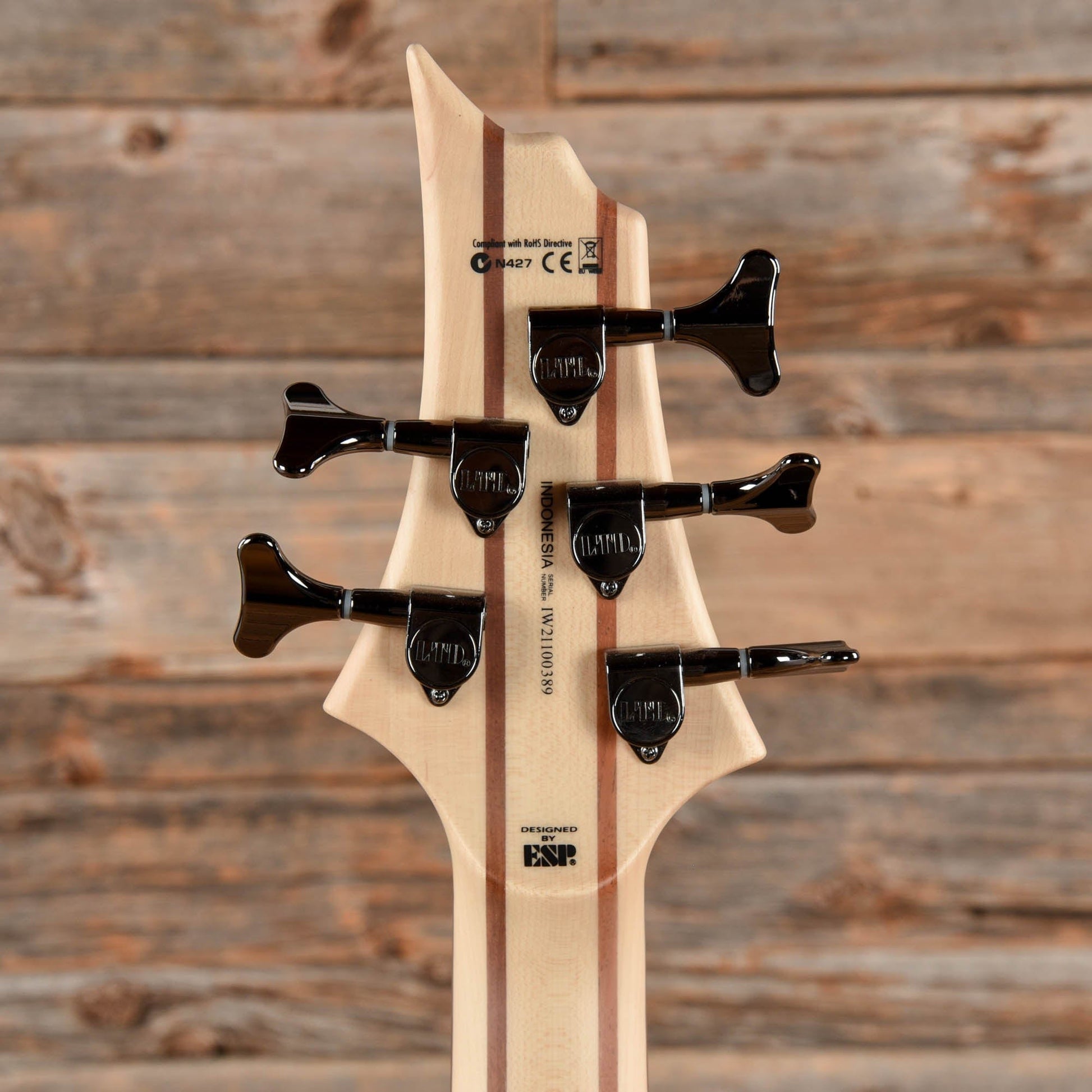 LTD B-205 Spalted Maple 2021 Bass Guitars / 5-String or More