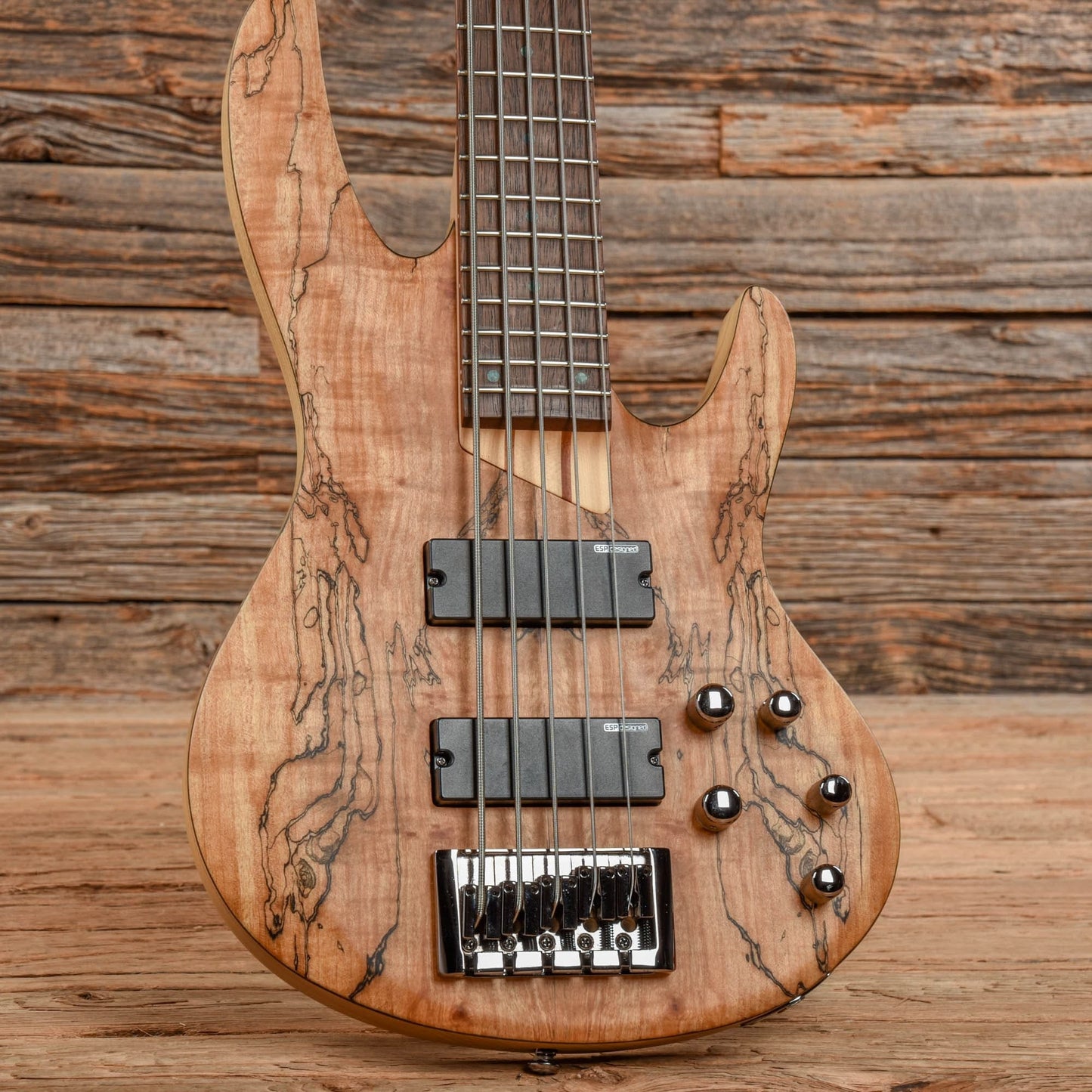 LTD B-205 Spalted Maple 2021 Bass Guitars / 5-String or More