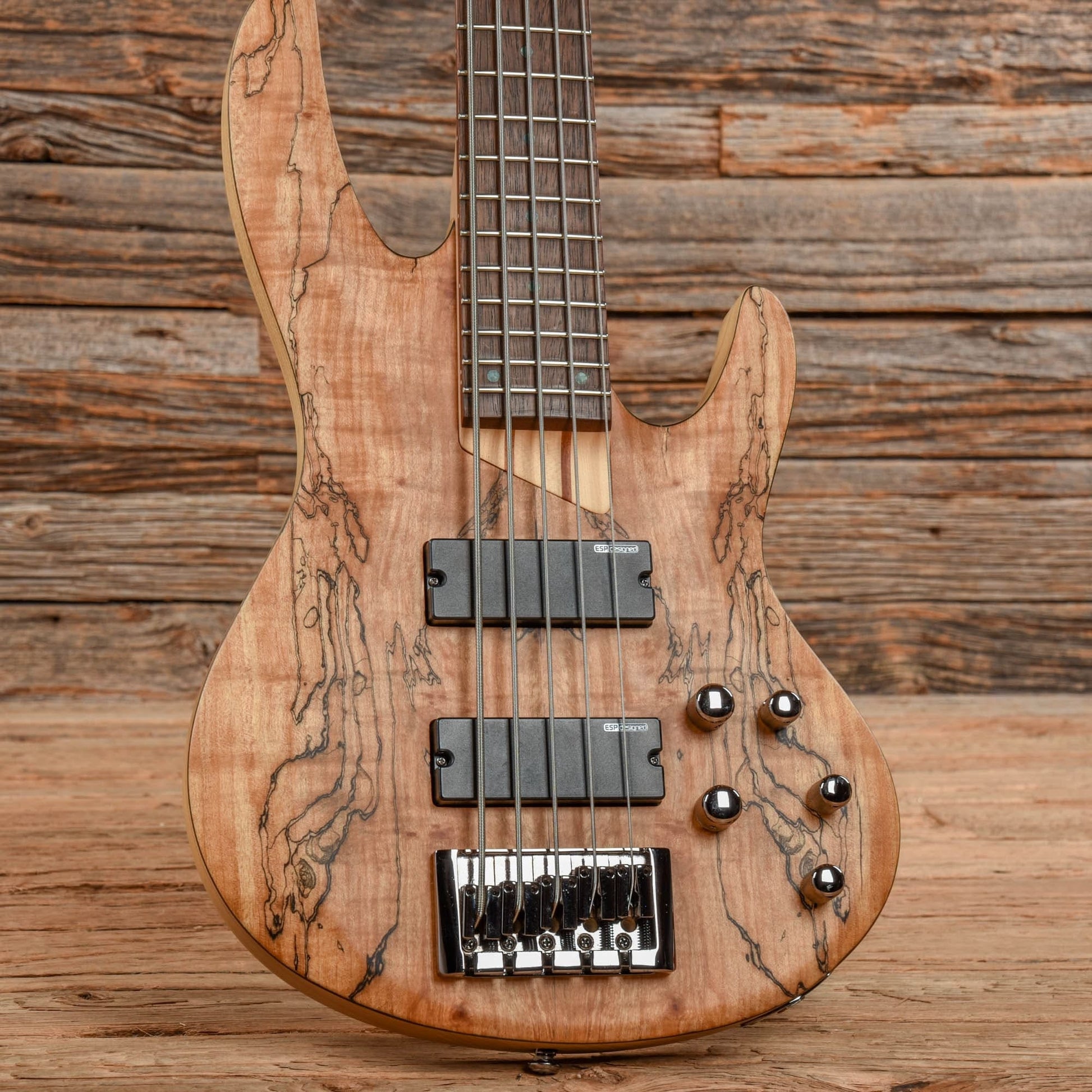 LTD B-205 Spalted Maple 2021 Bass Guitars / 5-String or More