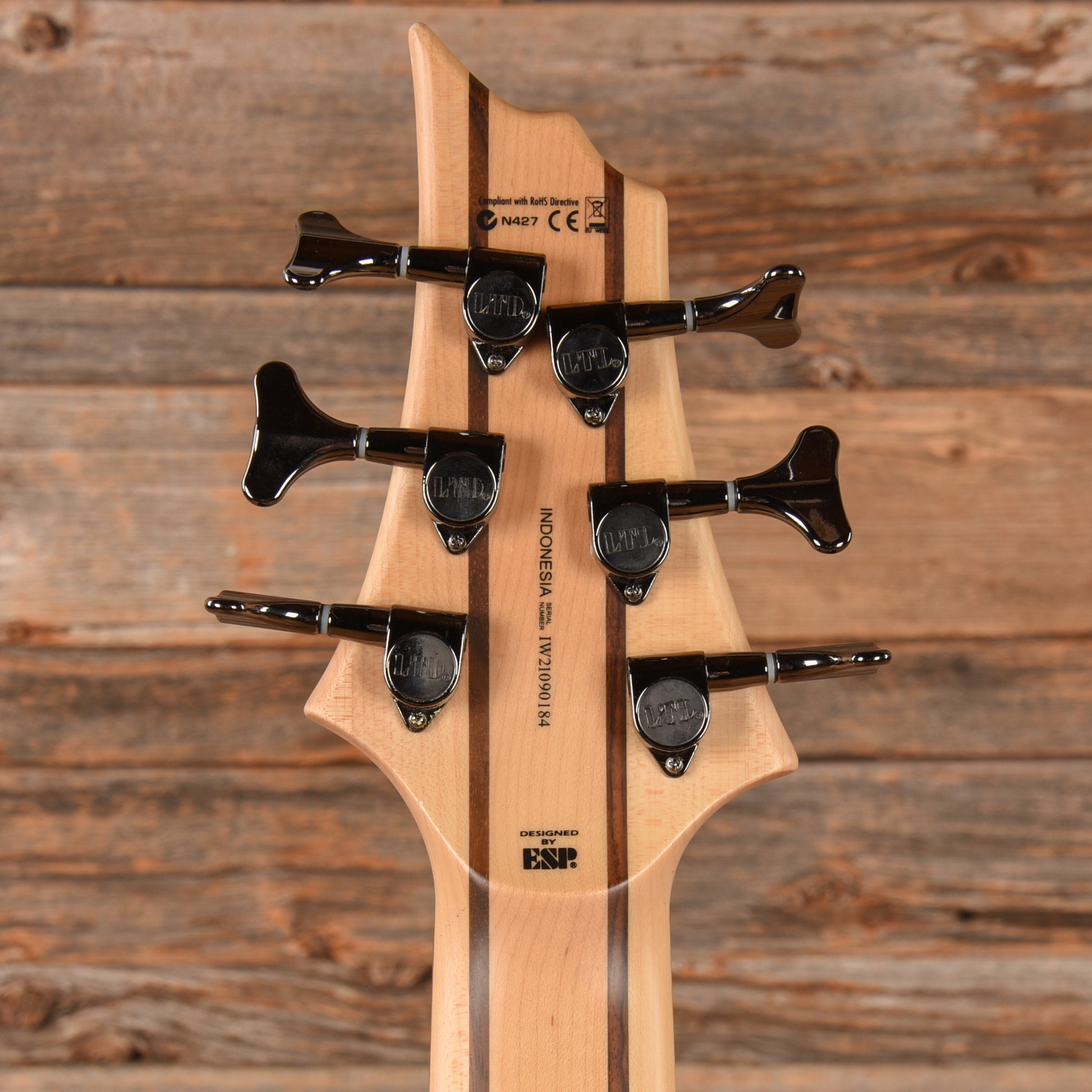 LTD B-206SM Natural Bass Guitars / 5-String or More