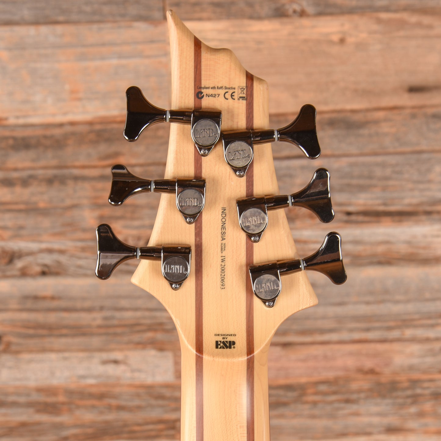 LTD B-206 Spalted Maple 2020 Bass Guitars