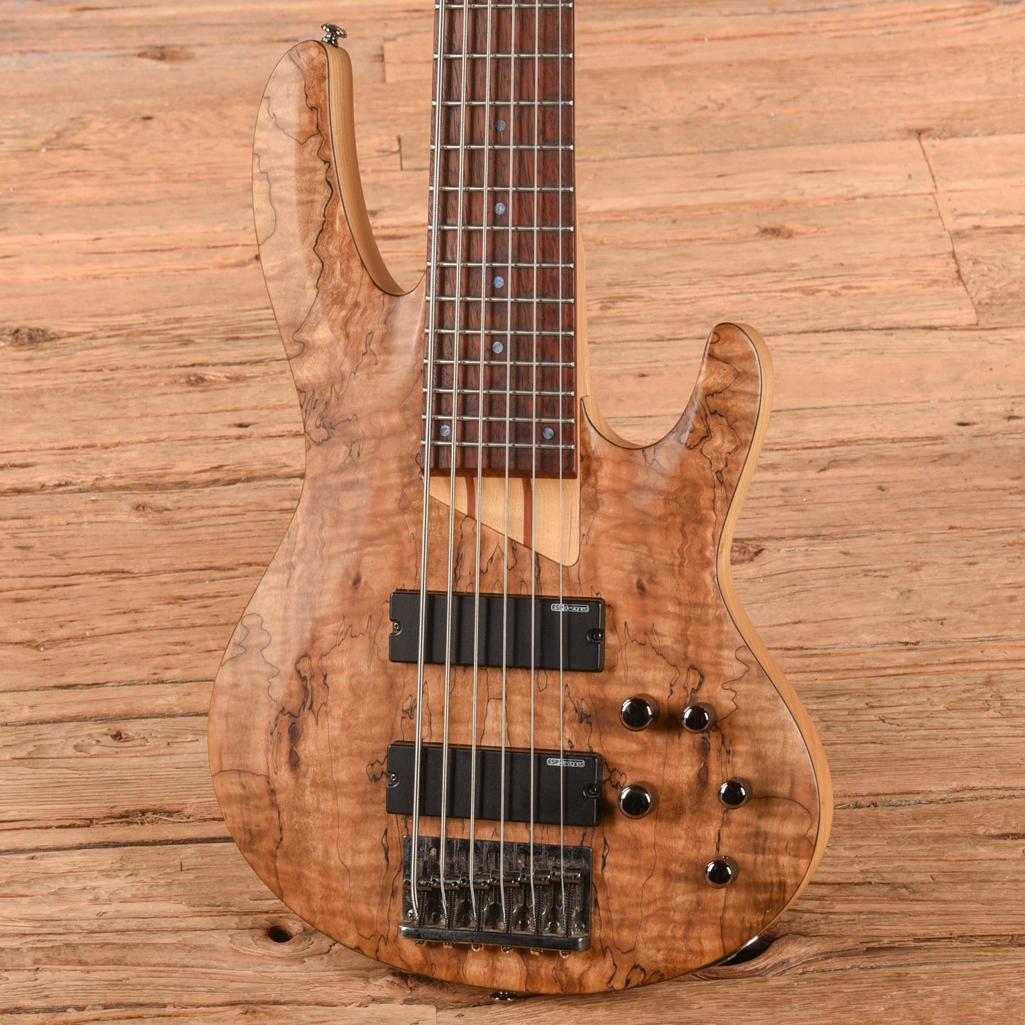 LTD B-206 Spalted Maple 2020 Bass Guitars