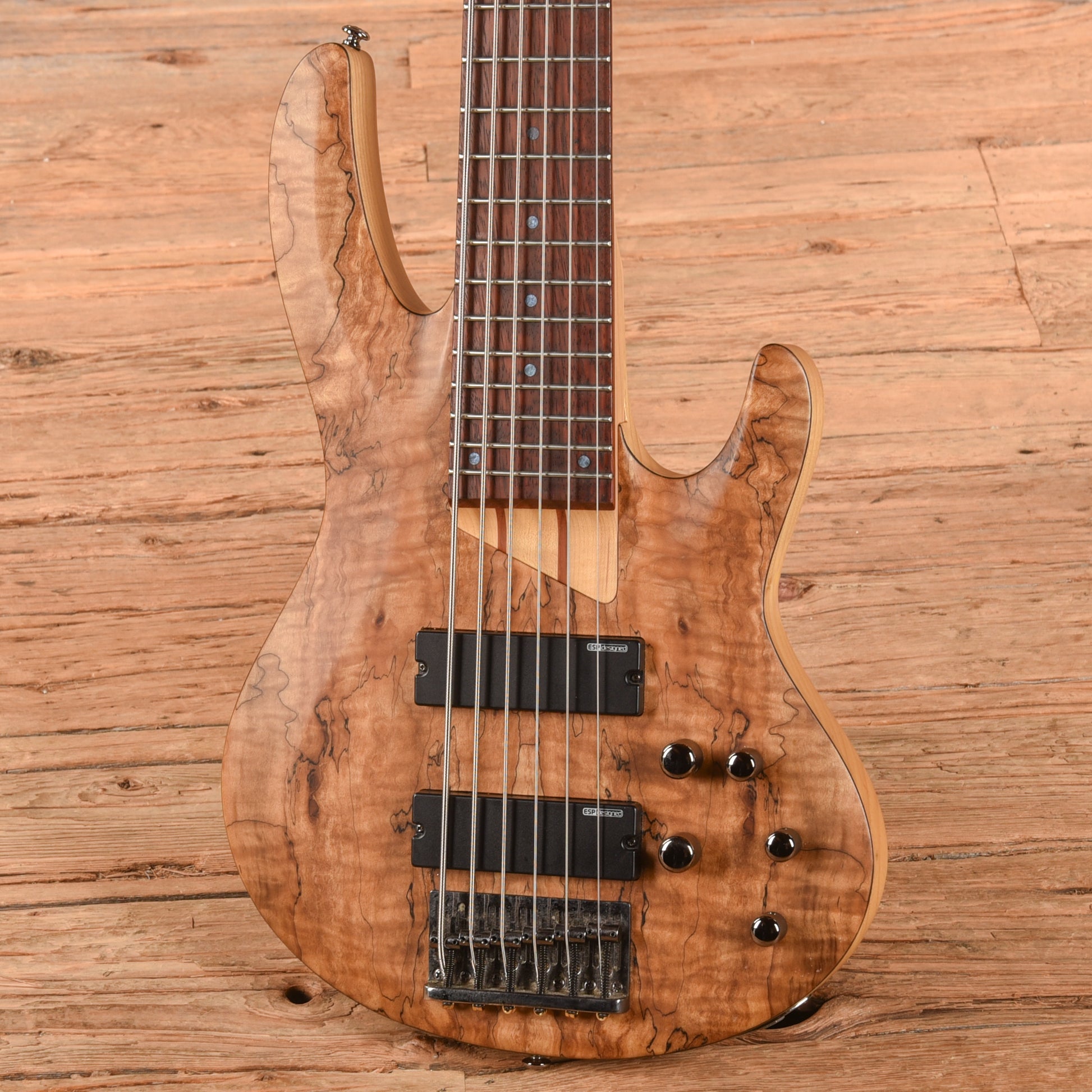 LTD B-206 Spalted Maple 2020 Bass Guitars