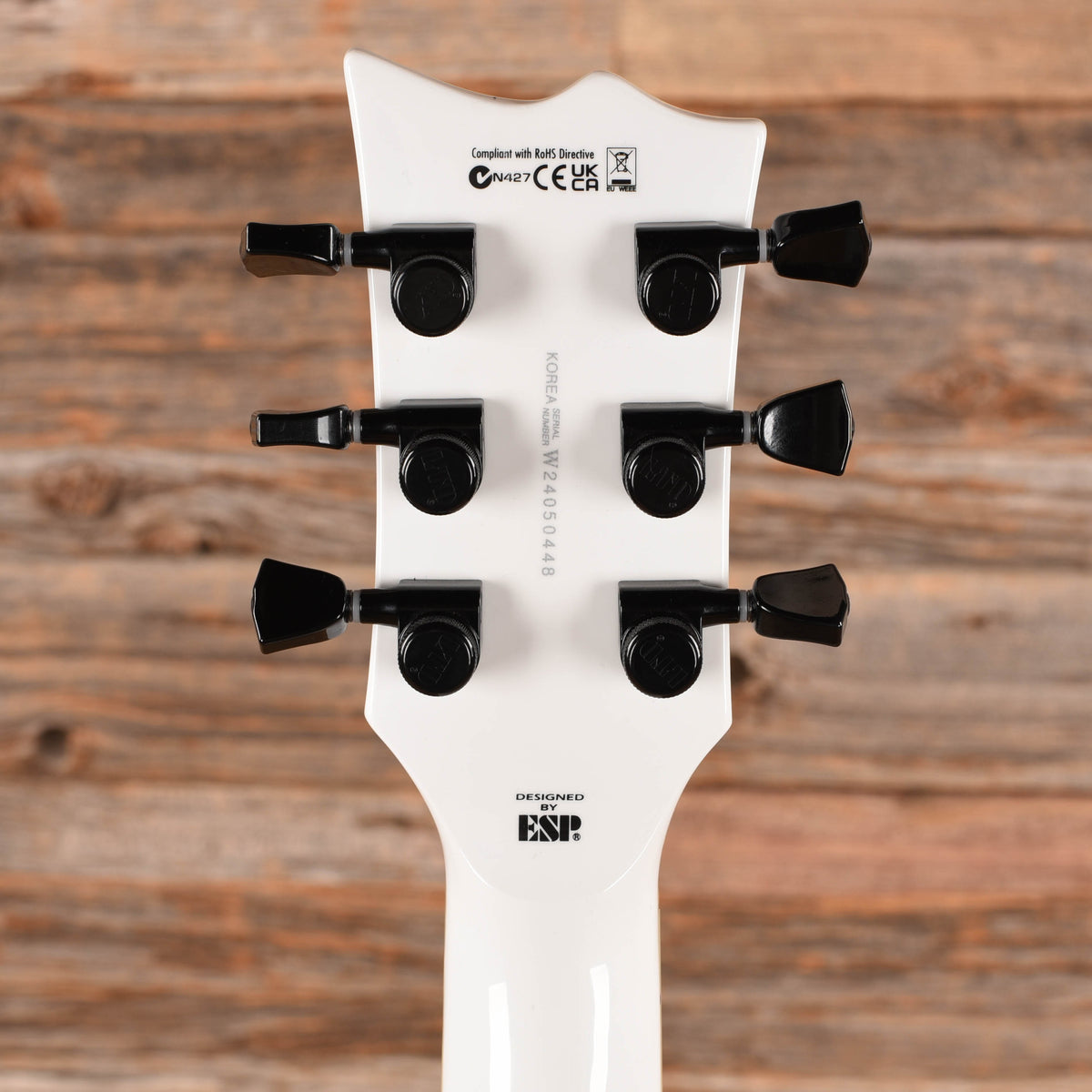 LTD James Hetfield Iron Cross White 2024 Electric Guitars