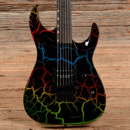 LTD 1987 M-1 Custom Rainbow Crackle 2021 Electric Guitars / Solid Body