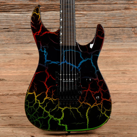 LTD 1987 M-1 Custom Rainbow Crackle 2021 Electric Guitars / Solid Body