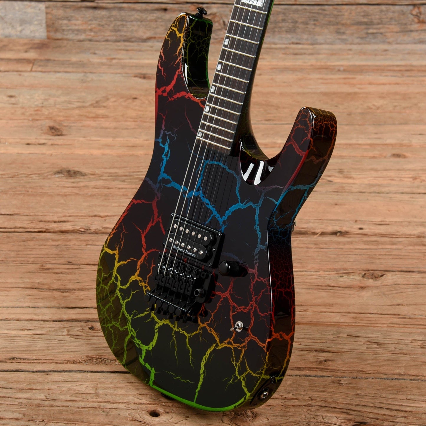 LTD 1987 M-1 Custom Rainbow Crackle 2021 Electric Guitars / Solid Body
