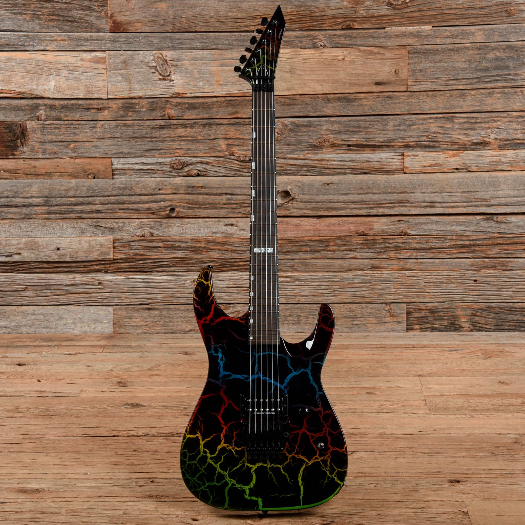 LTD 1987 M-1 Custom Rainbow Crackle 2021 Electric Guitars / Solid Body