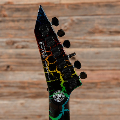 LTD 1987 M-1 Custom Rainbow Crackle 2021 Electric Guitars / Solid Body