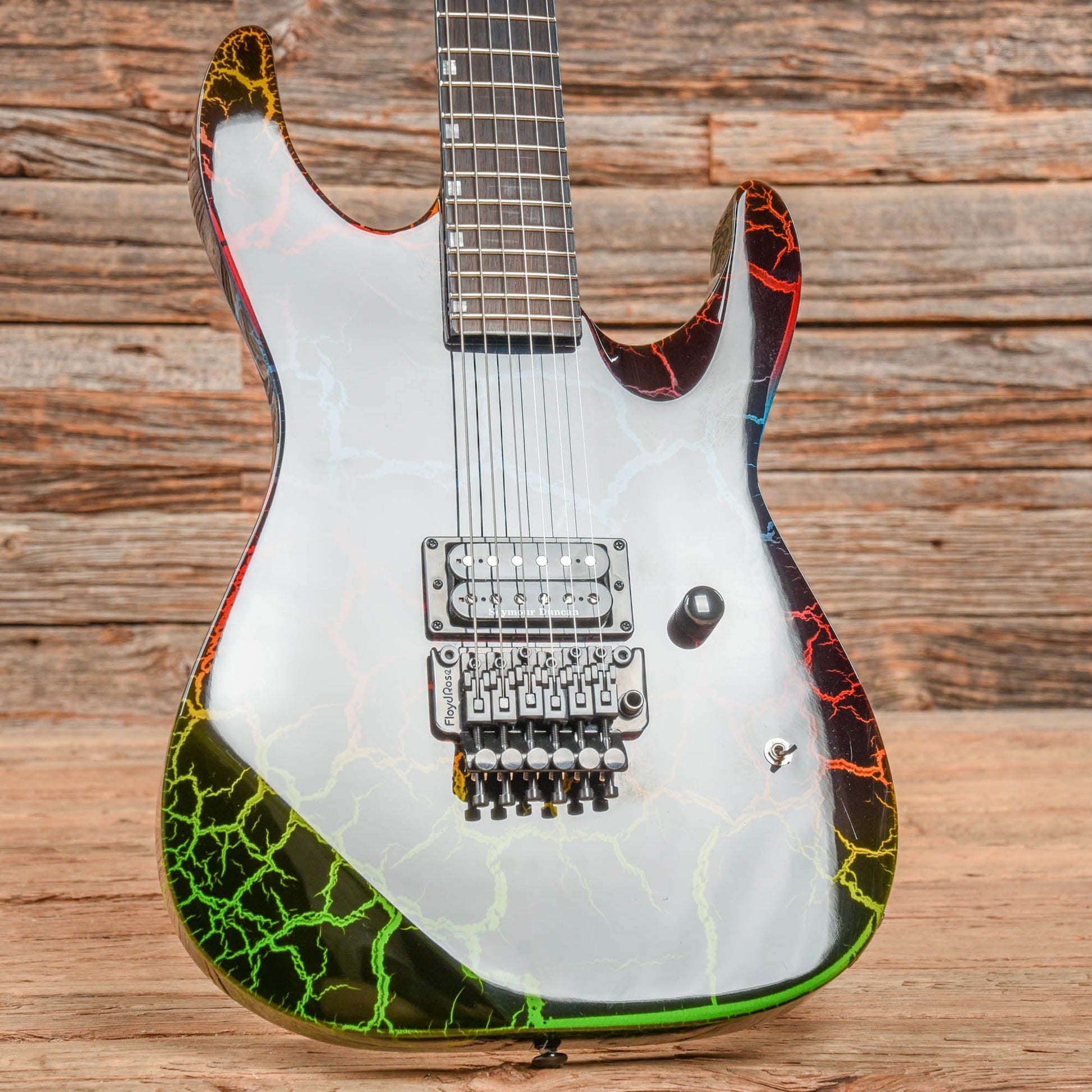 LTD 1987 M-1 Custom Rainbow Crackle 2021 Electric Guitars / Solid Body