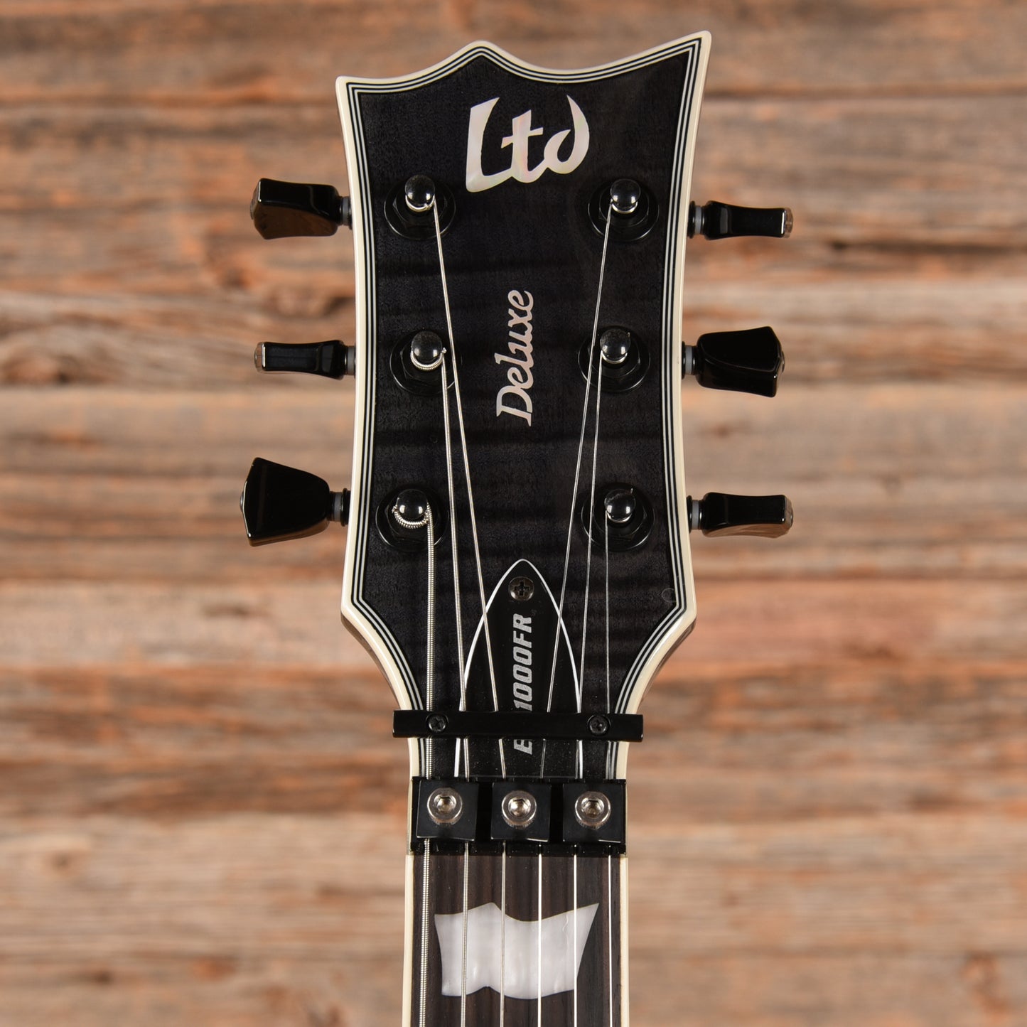 LTD Deluxe EC-1000FR See Thru Black 2021 Electric Guitars / Solid Body