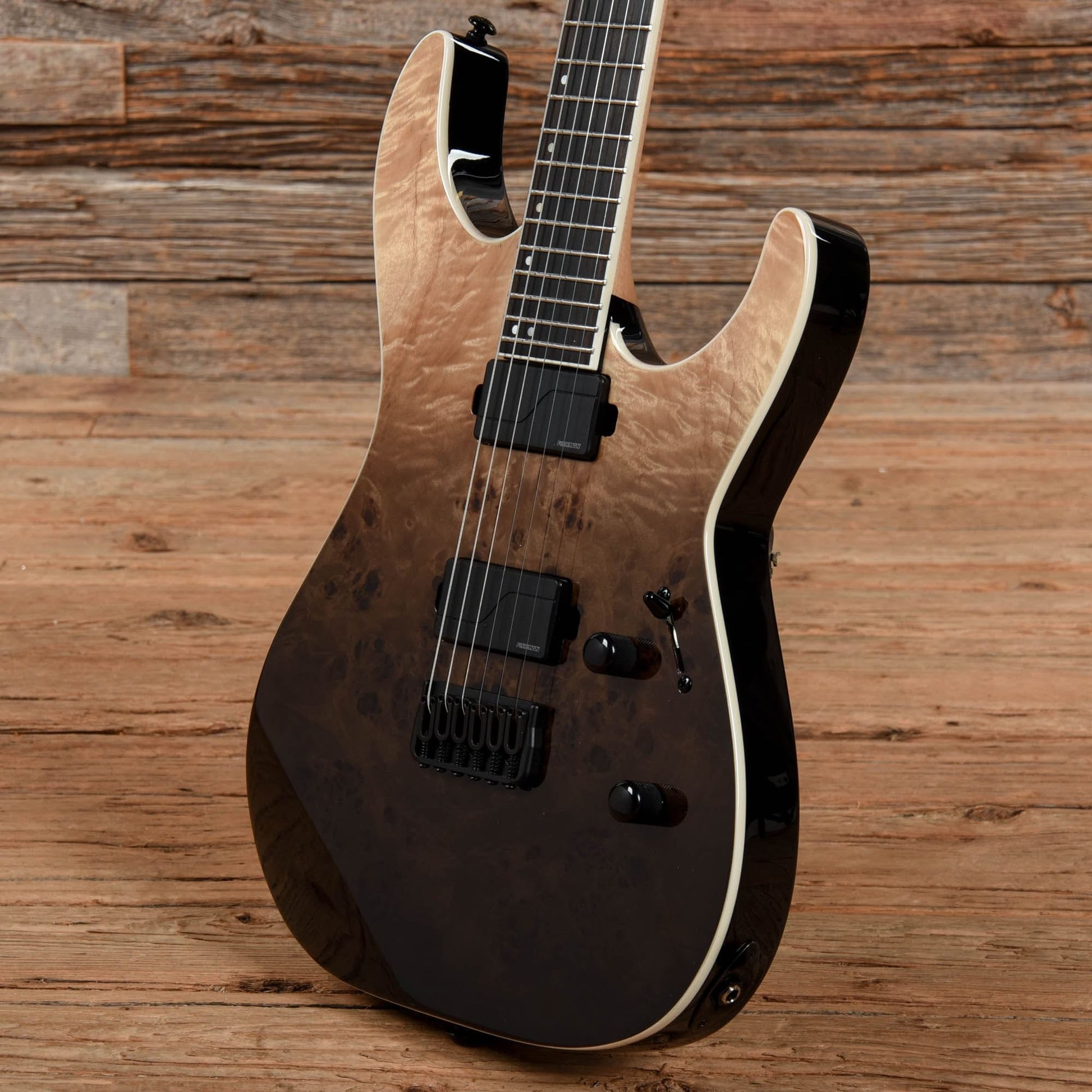 LTD Deluxe M-1000HT Black Fade Electric Guitars / Solid Body