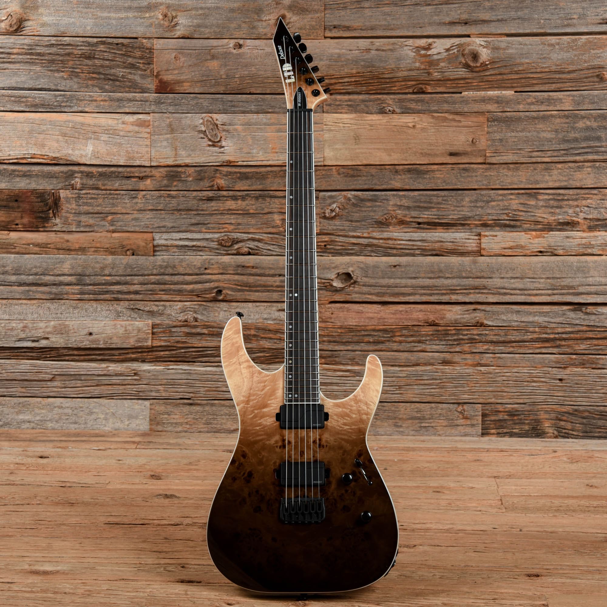 LTD Deluxe M-1000HT Black Fade Electric Guitars / Solid Body