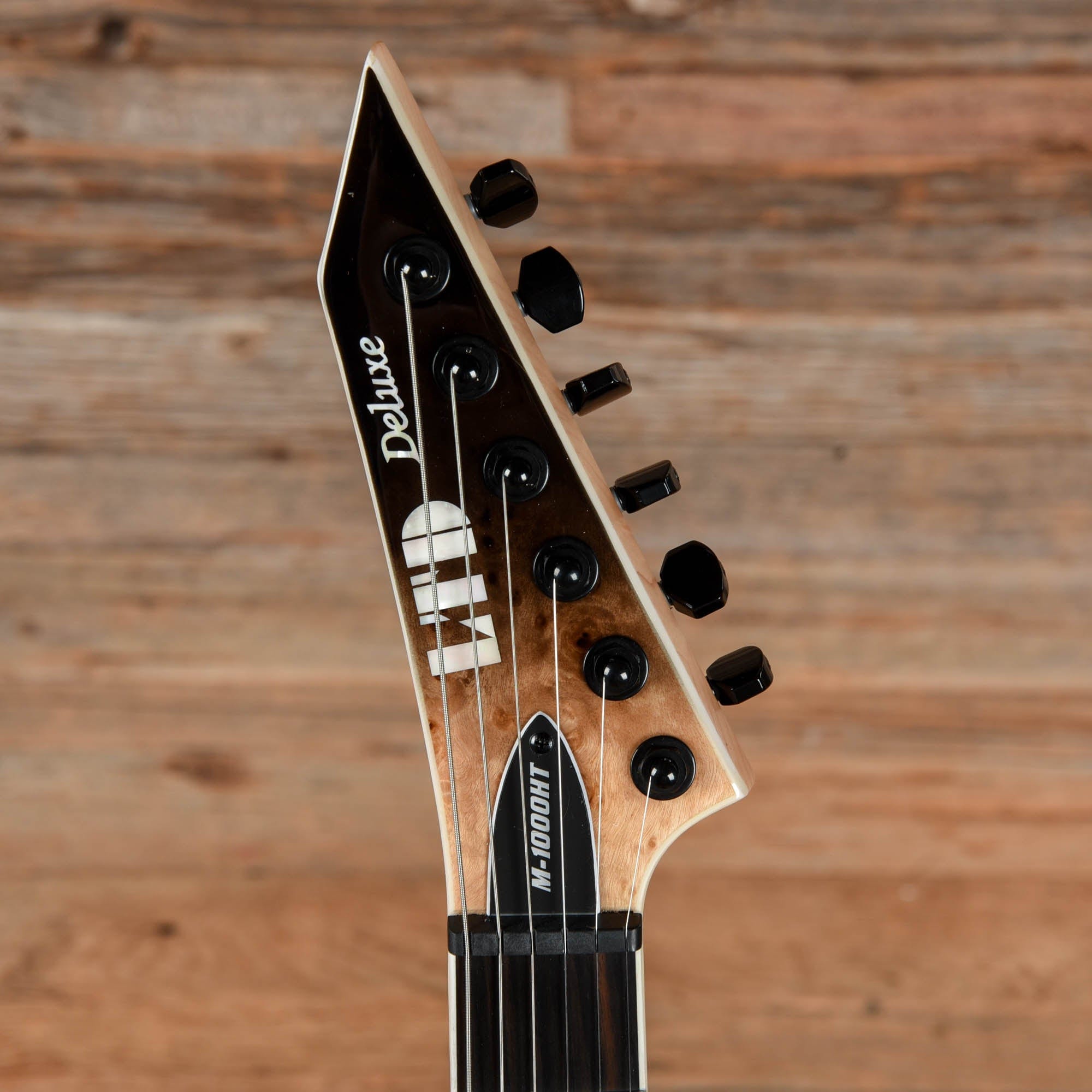 LTD Deluxe M-1000HT Black Fade Electric Guitars / Solid Body