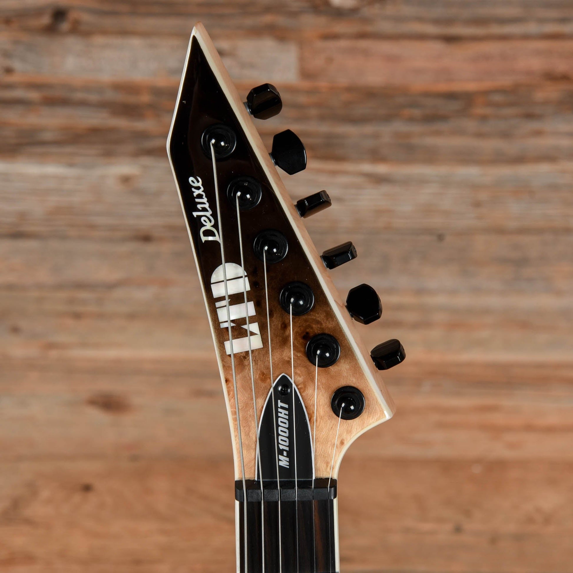 LTD Deluxe M-1000HT Black Fade Electric Guitars / Solid Body