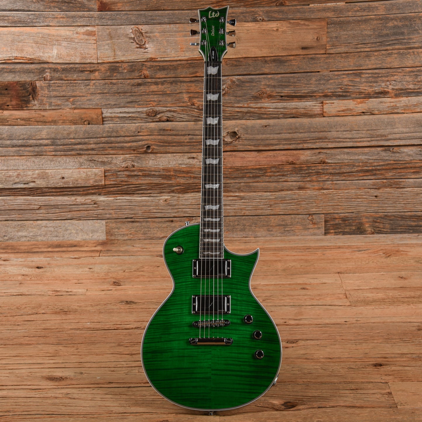 LTD EC-1000 Deluxe See Thru Green 2018 Electric Guitars / Solid Body