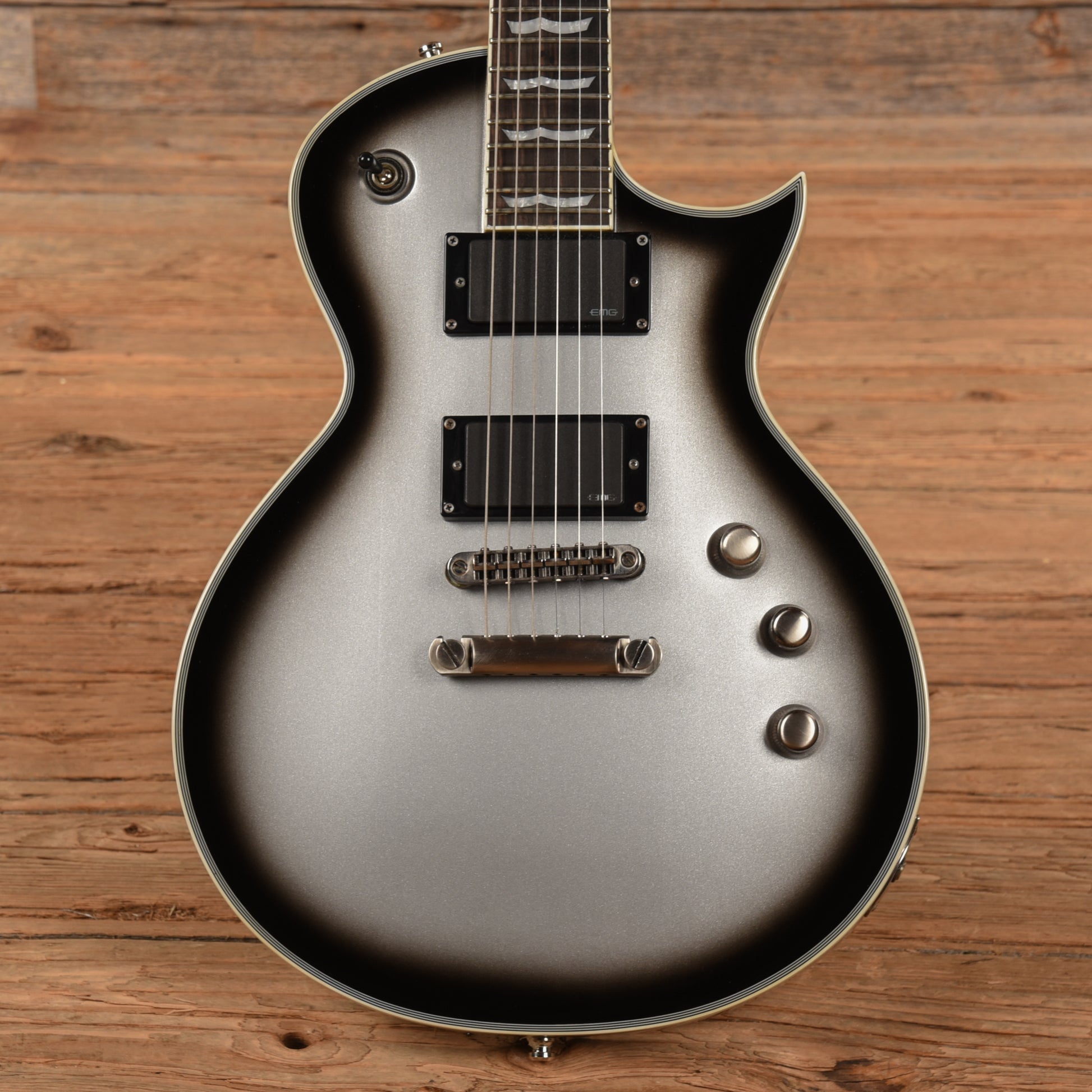 LTD EC-1000 Deluxe Silverburst 2010 Electric Guitars / Solid Body