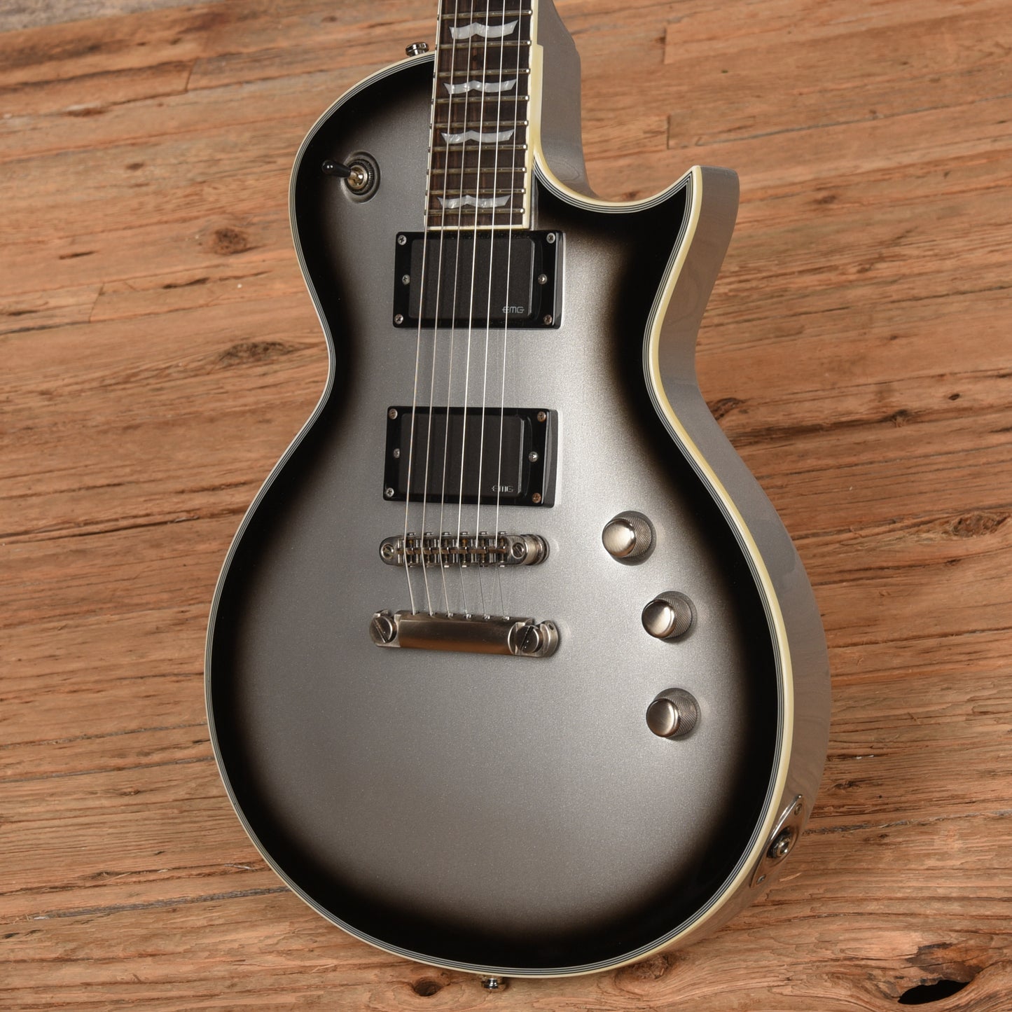 LTD EC-1000 Deluxe Silverburst 2010 Electric Guitars / Solid Body