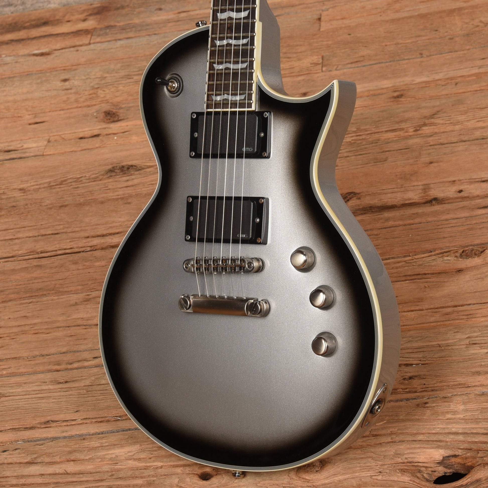 LTD EC-1000 Deluxe Silverburst 2010 Electric Guitars / Solid Body