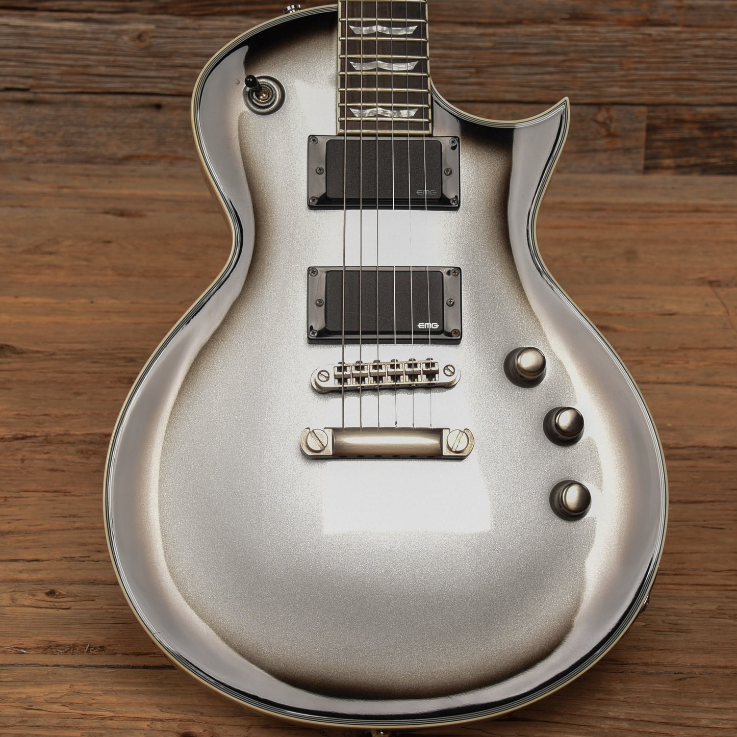 LTD EC-1000 Deluxe Silverburst 2010 Electric Guitars / Solid Body