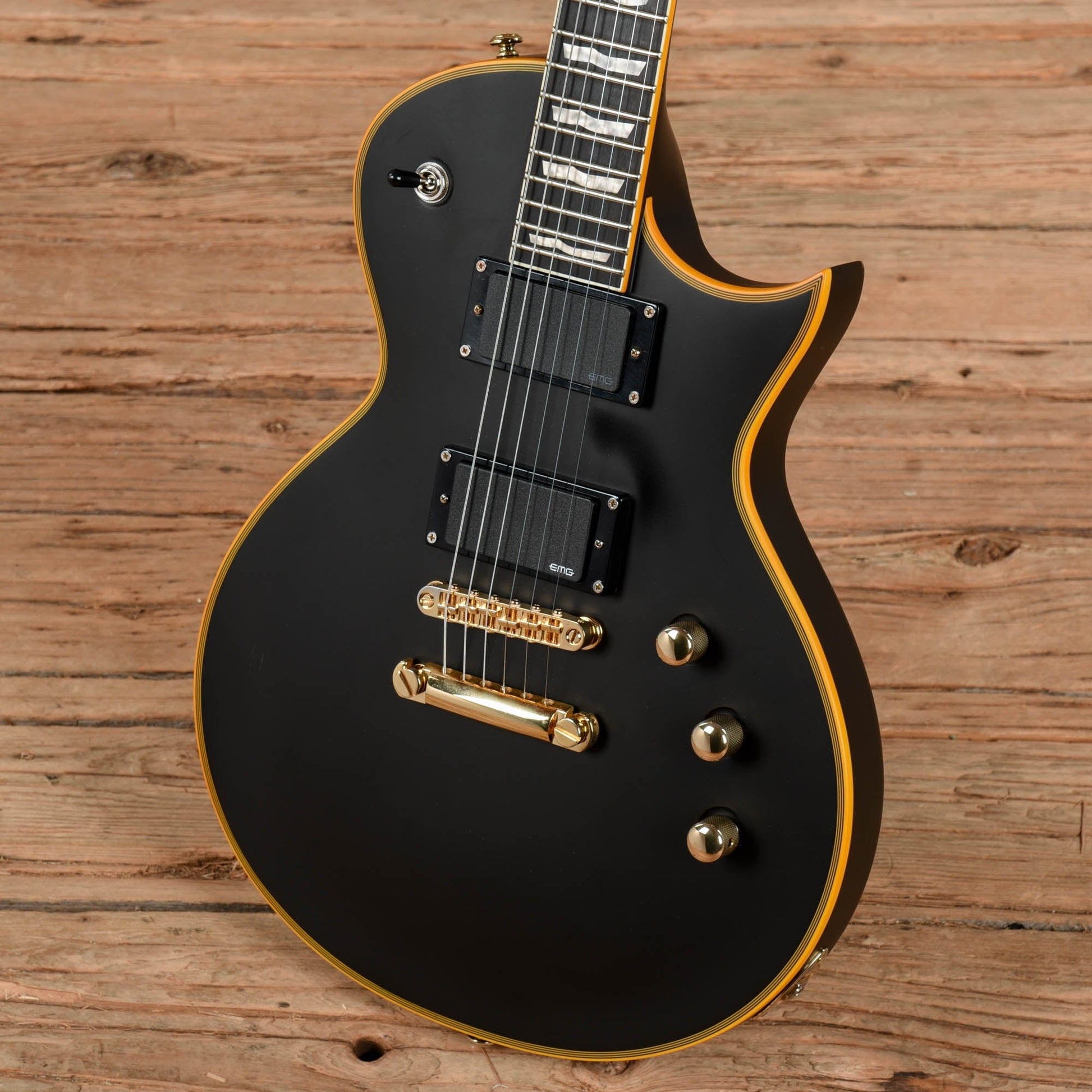 LTD EC-1000 Vintage Black Electric Guitars / Solid Body