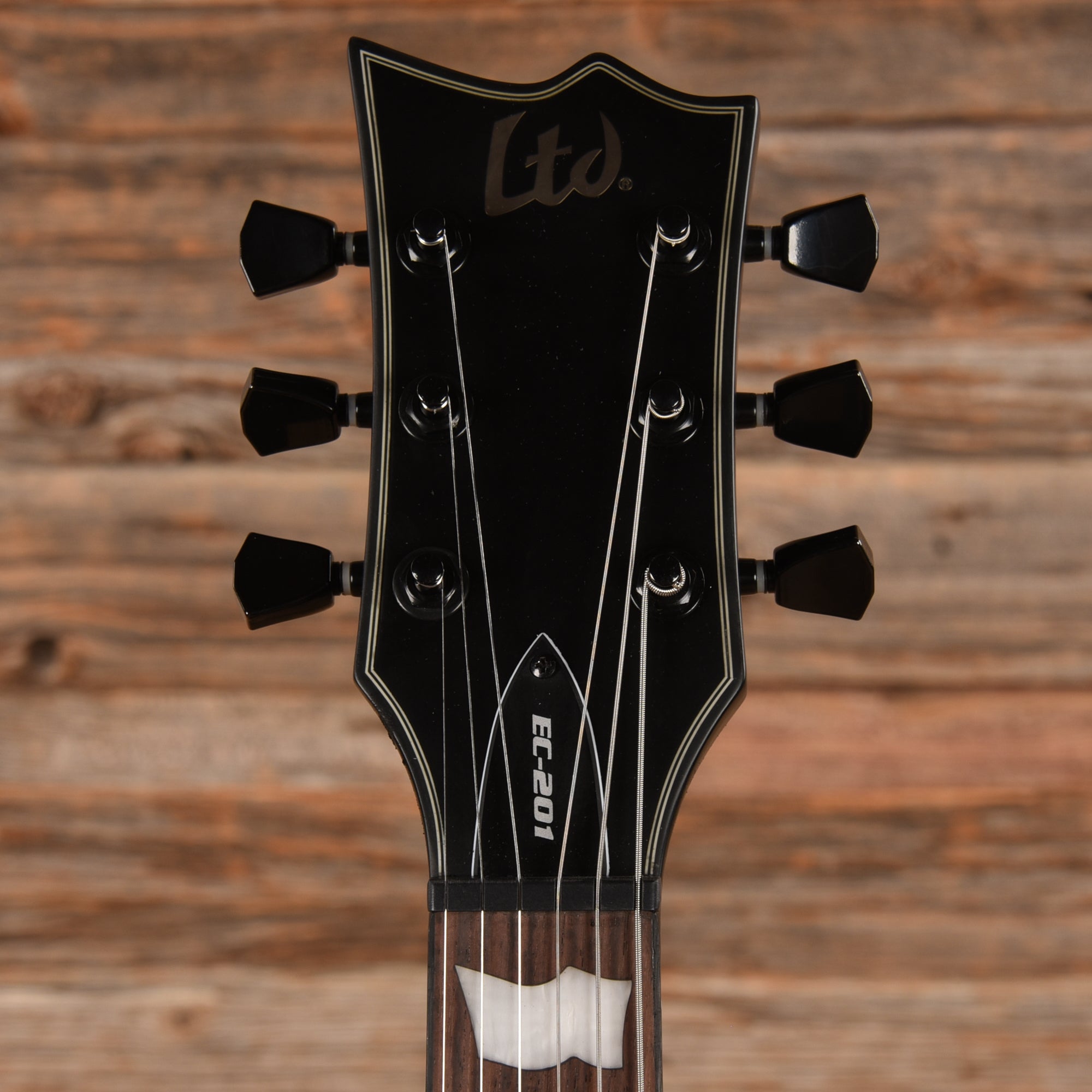 LTD EC-201 Black Satin 2012 LEFTY Electric Guitars / Solid Body