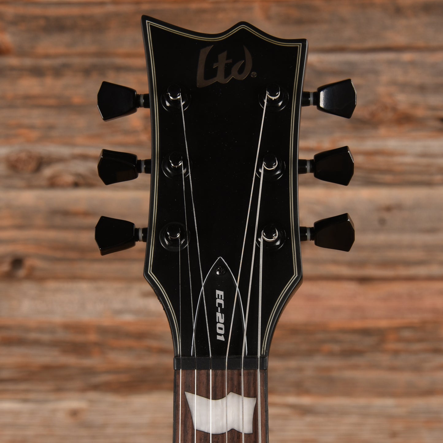 LTD EC-201 Black Satin 2012 LEFTY Electric Guitars / Solid Body