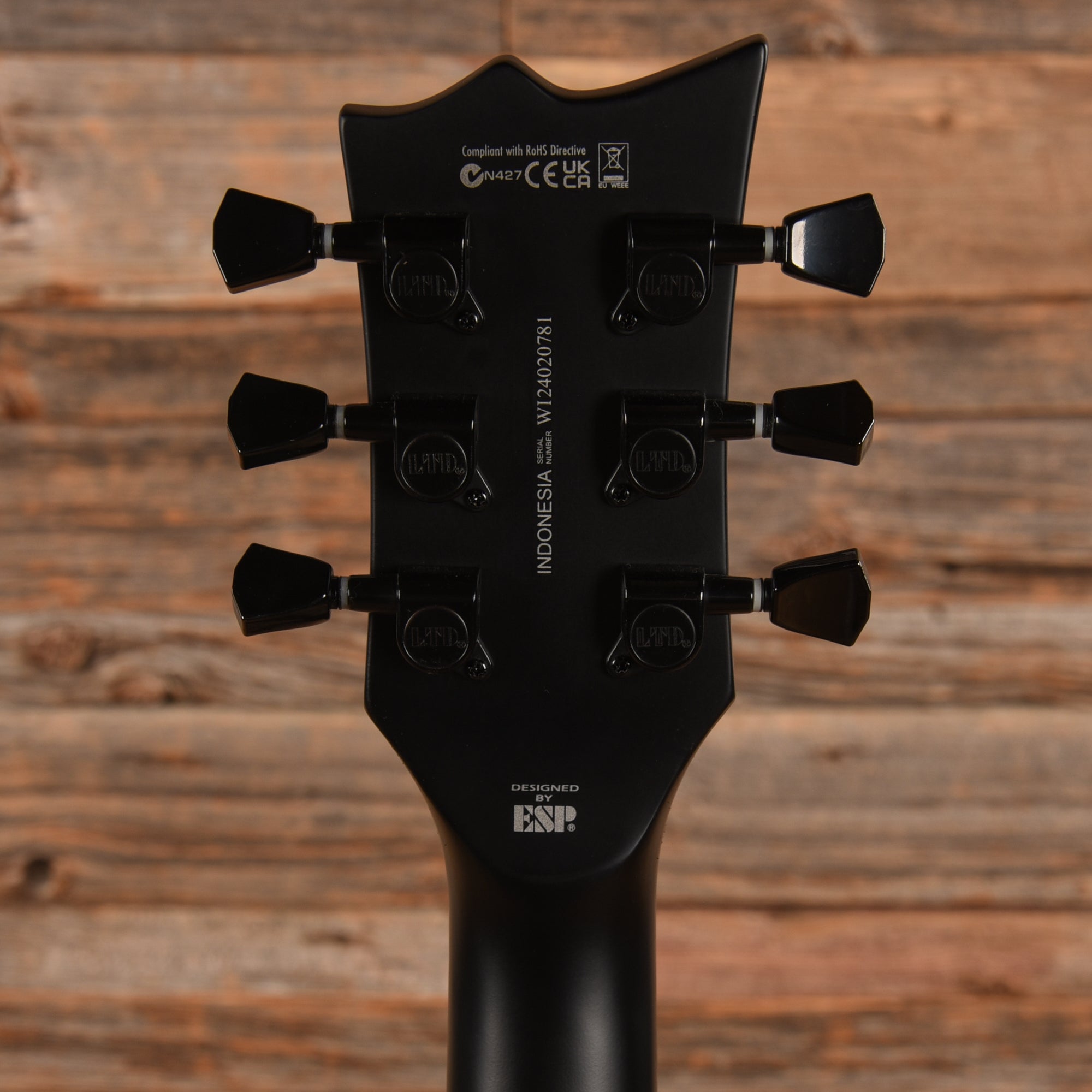 LTD EC-201 Black Satin 2012 LEFTY Electric Guitars / Solid Body
