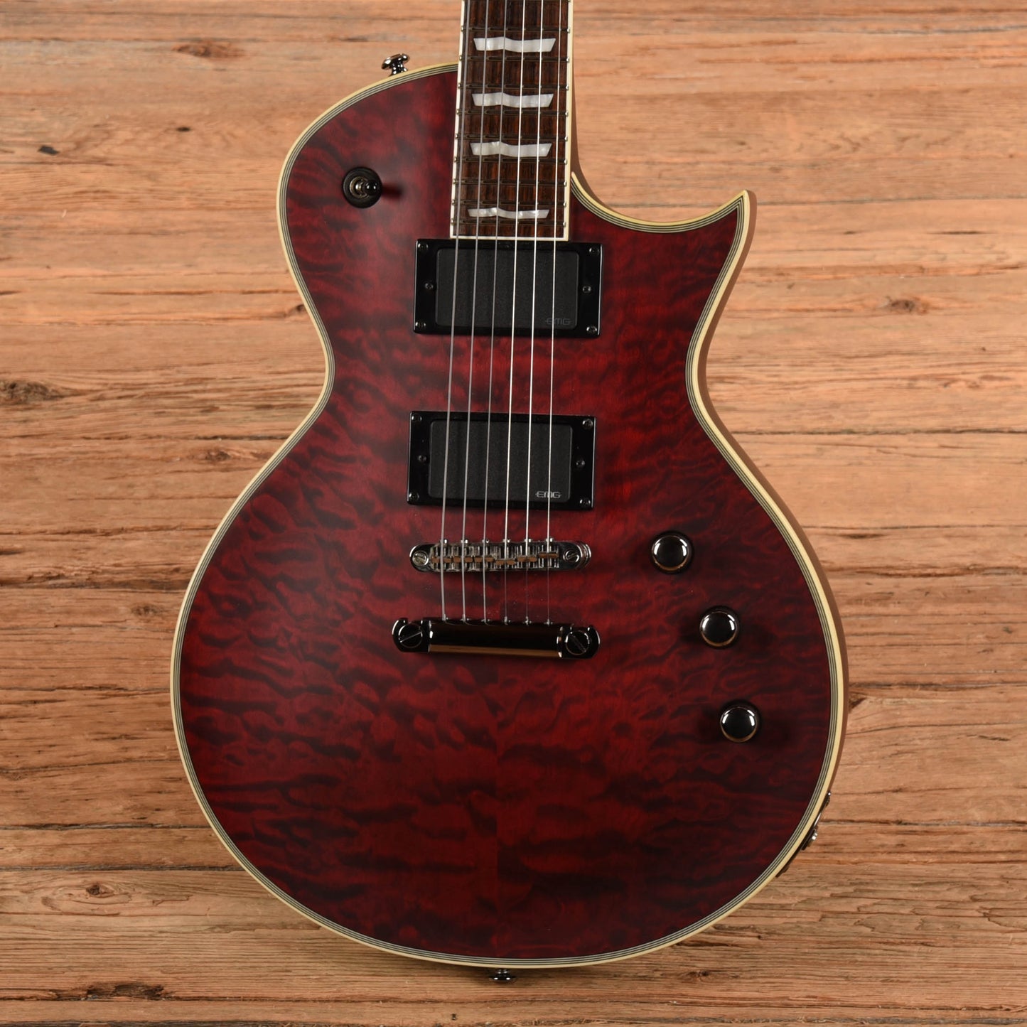 LTD EC-401QM Black Cherry 2016 Electric Guitars / Solid Body