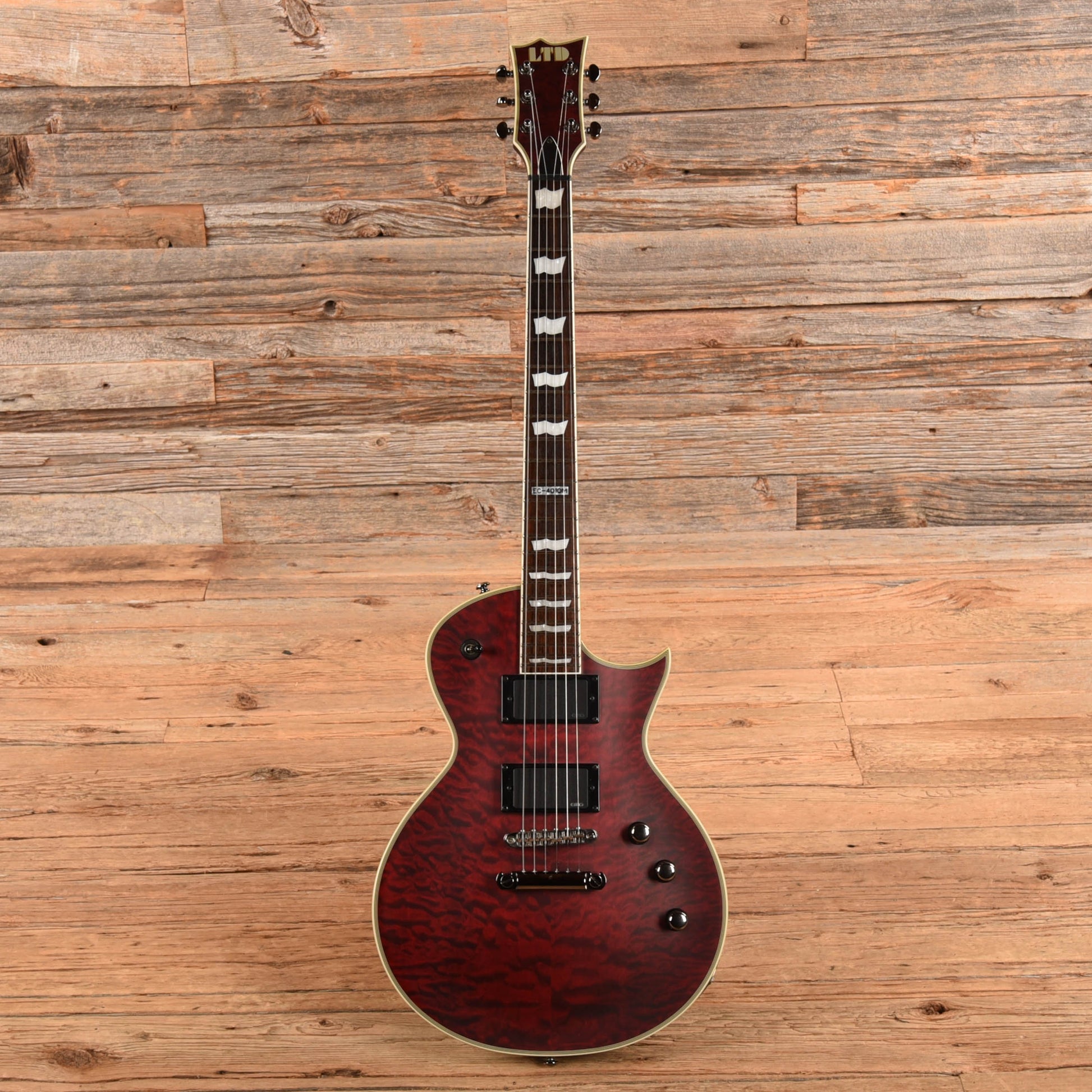 LTD EC-401QM Black Cherry 2016 Electric Guitars / Solid Body